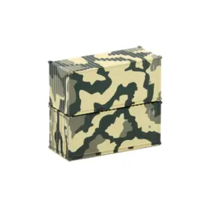 Jacksonville Terminal N 20' Standard Height Corrugated Container US Army "Camo A Scheme"