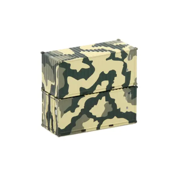 Jacksonville Terminal N 20' Standard Height Corrugated Container US Army "Camo A Scheme"