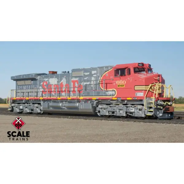 Scale Trains N Rivet Counter C44-9W BNSF "ex Santa Fe Warbonnet" w/ DCC & Sound