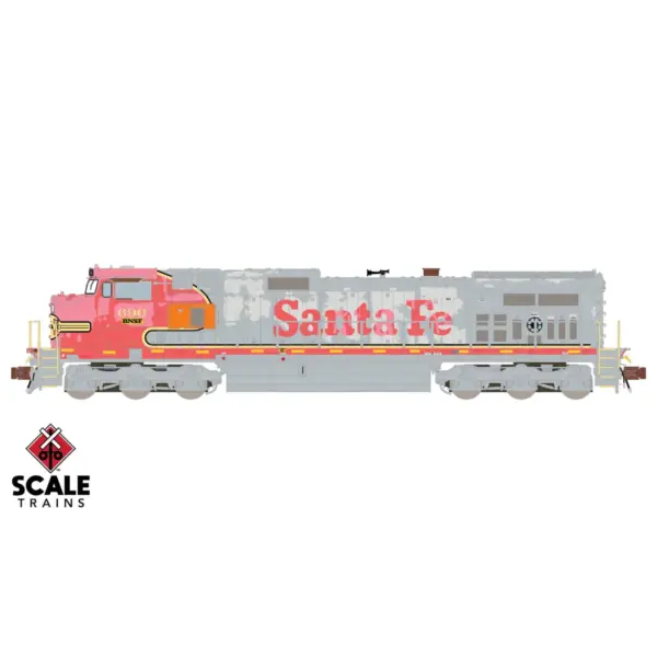 Scale Trains N Rivet Counter C44-9W BNSF "ex Santa Fe Warbonnet" w/ DCC & Sound - Image 3