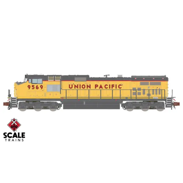 Scale Trains N Rivet Counter C44-9W Union Pacific "Yellow Sill" w/ DCC & Sound - Image 3