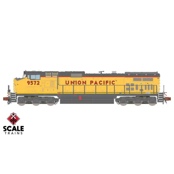 Scale Trains N Rivet Counter C44-9W Union Pacific "Yellow Sill" w/ DCC & Sound - Image 4