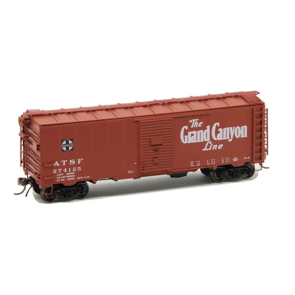 Intermountain HO 40' 12 Panel Box Car Santa Fe "Grand Canyon Line"