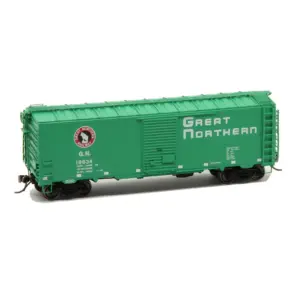 Intermountain HO 40' 12 Panel Box Car Great Northern "Empire Builder, Glacier Green"