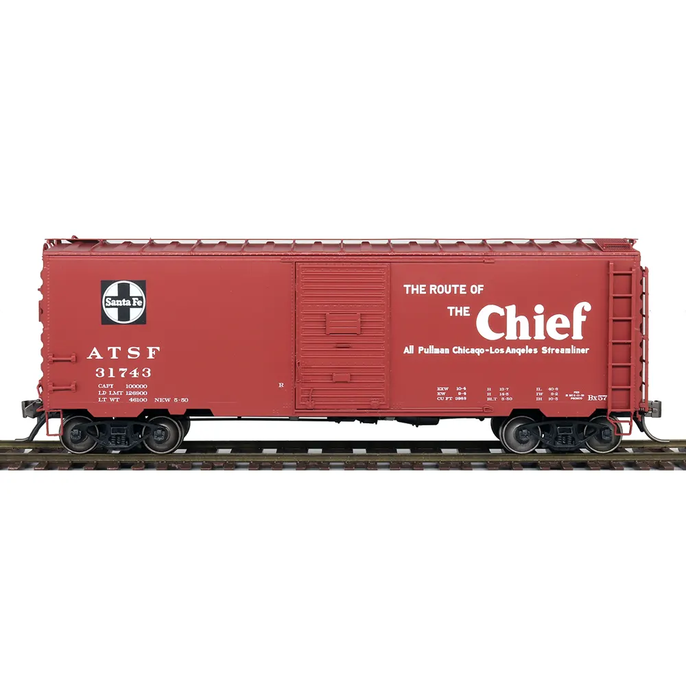 Intermountain HO 40' PS-1 Box Car Santa Fe "The Route Of The Chief"