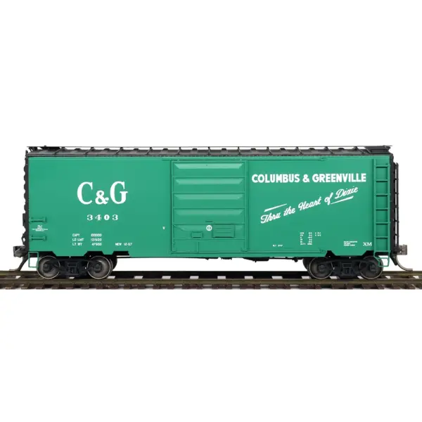 Intermountain HO 40' PS-1 Box Car Columbus & Greenville
