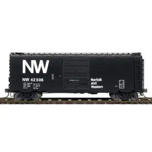 Intermountain HO 40' PS-1 Box Car Norfolk & Western "Black Repaint"