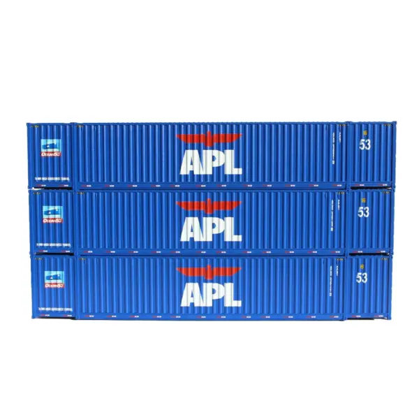 Jacksonville Terminal HO 53' Ocean Container APL "Early Scheme" 3 Pack