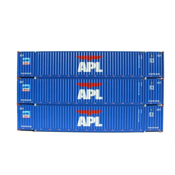 Jacksonville Terminal HO 53' Ocean Container APL "No Lift" 3 Pack