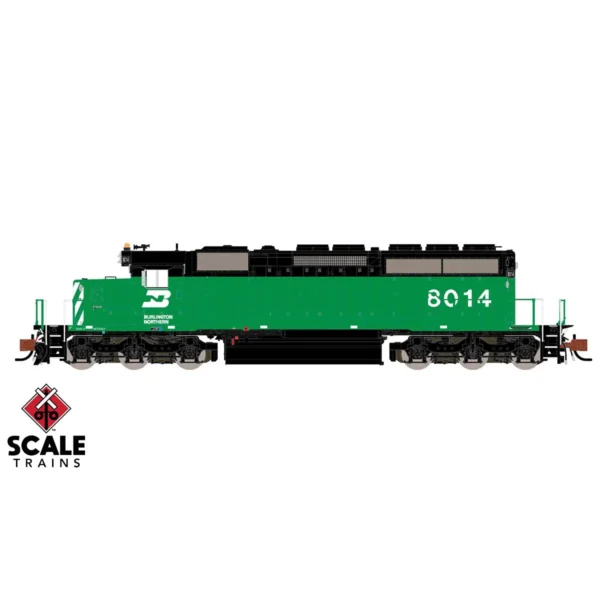 Scale Trains N Rivet Counter SD40-2 Burlington Northern w/ DCC & Sound - Image 3