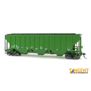 Tangent HO PS-2 4427 "High Side" Covered Hopper Burlington Northern "Plain, Repaint 1988"
