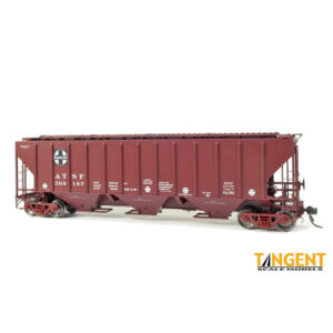 Tangent HO PS-2 4427 "High Side" Covered Hopper Santa Fe "As Delivered, 1966"