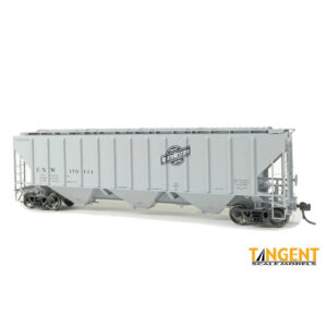 Tangent HO PS-2 4427 "High Side" Covered Hopper Chicago Northwestern "Gray as Delivered, 1967"