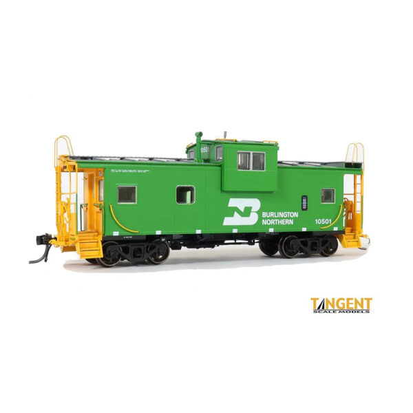 Tangent HO ICC Wide Vision Caboose Burlington Northern "Delivery 1970 w/ Red-Green Lights"