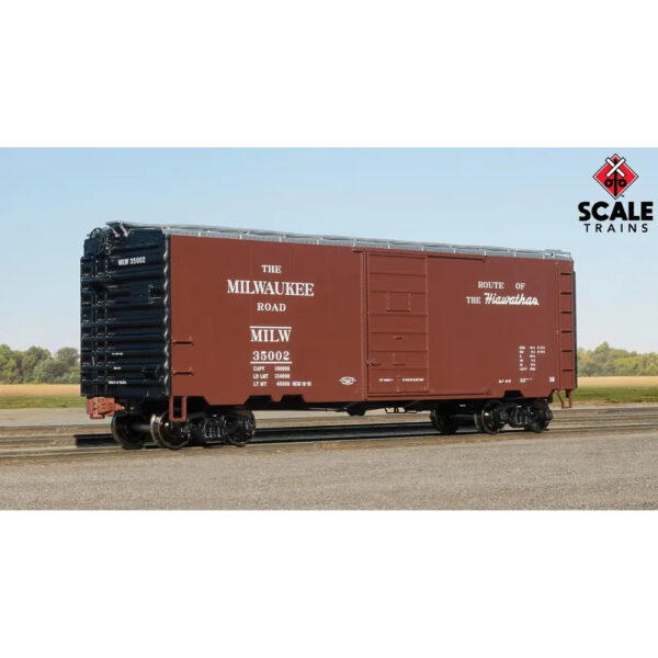 Scale Trains HO Kit Classic 40' PS Box Car Milwaukee Road