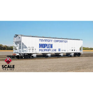 Scale Trains HO Rivet Counter PS 5820 Covered Hopper Novamont "Moplen"