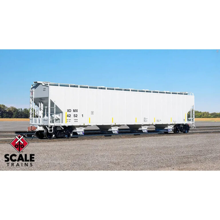 Scale Trains HO Rivet Counter PS 5820 Covered Hopper ExxonMobil "w/ Conspicuity Stripes