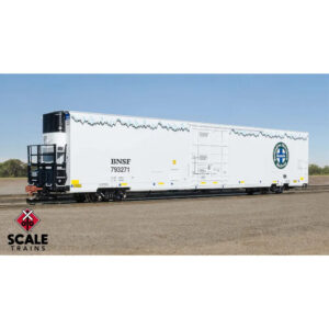Scale Trains HO Rivet Counter Trinity 82' Reefer BNSF "Carrier" w/ Sound