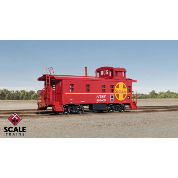 Scale Trains HO Kit Classic Steel Cupola Caboose Santa Fe