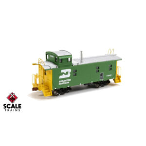 Scale Trains HO Kit Classic Steel Cupola Caboose Burlington Northern