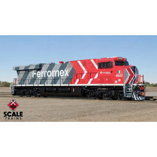 Scale Trains HO Rivet Counter ES44AC Ferromex "Zebra" w/ DCC & Sound