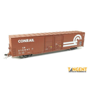 Tangent HO 60' Greenville Double Door Box Car Conrail "932B Repaint 1976+ Large Logo"