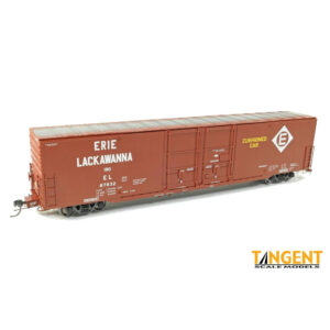 Tangent HO 60' Greenville Double Door Box Car Erie Lackawanna "Delivery Red 1966"