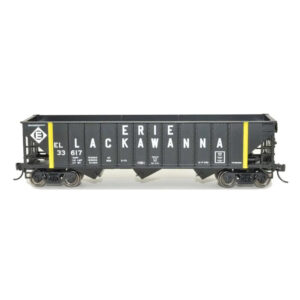 Bowser HO 70 Ton 12 Panel 3 Bay Hopper Erie Lackawanna "Blt. 3-74"
