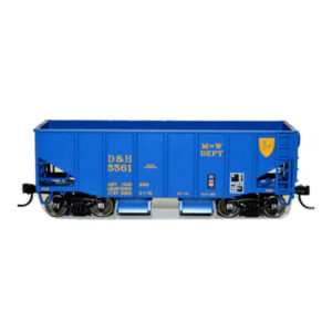 Bowser HO 55 Ton Fishbelly 2 Bay Hopper Delaware & Hudson "Ballast Car"