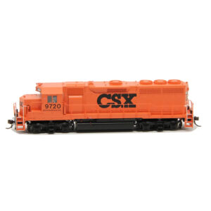 Atlas HO GP40 CSX "MOW Orange" w/ Ditch Lights, DCC & Sound