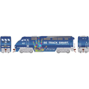 Athearn HO F59PHI Amtrak California "Be Track Smart" #457
