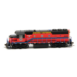 Atlas HO GP40 Port Harbor "1st Responders" w/ Ditch Lights, DCC & Sound #8955