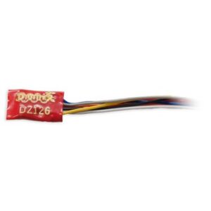 Digitrax - DZ126 - Z / N / HO DCC Decoder, Wired, 2-Function, 1 Amp