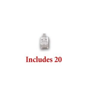 Digitrax - LNRJ12P20 - RJ12 Plugs-20 Pack (Modular Plugs)