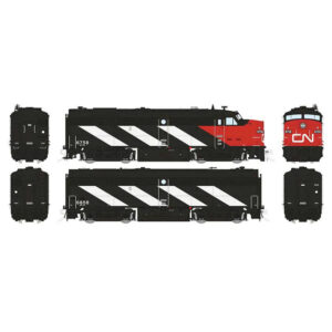 Rapido HO FPA-2u & FPB-2u Canadian National w/ DCC & Sound