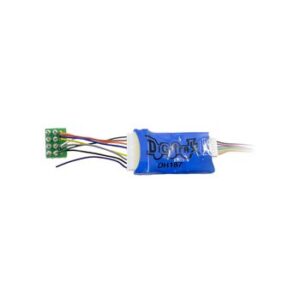 Digitrax - DH187PS - HO 8-Function Mobile Decoder w/ 9 Pin to DCC Medium Plug 1.0” harness