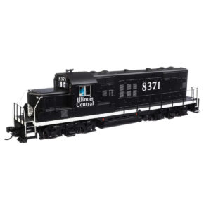 Walthers Mainline HO GP9 Phase II Illinois Central "Black, Chopped Nose" w/ DCC & Sound