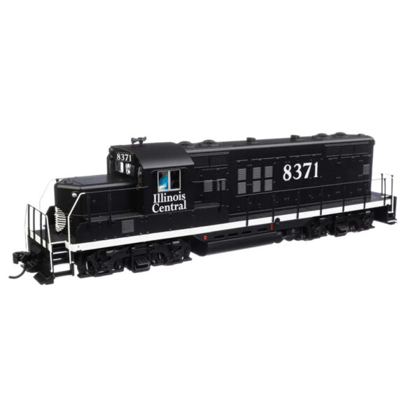 Walthers Mainline HO GP9 Phase II Illinois Central "Black, Chopped Nose" w/ DCC & Sound