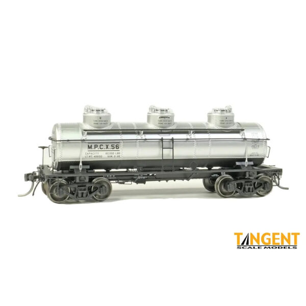 Tangent HO GA 6,000 Gal 3 Compartment Tank Car Magnolia Petroleum Company "MPCX"