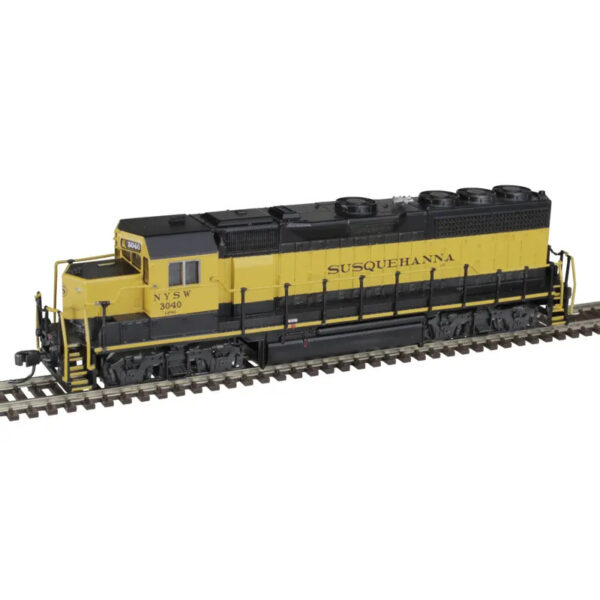 Atlas N GP40 Susquehanna w/ Ditch Lights & Speaker