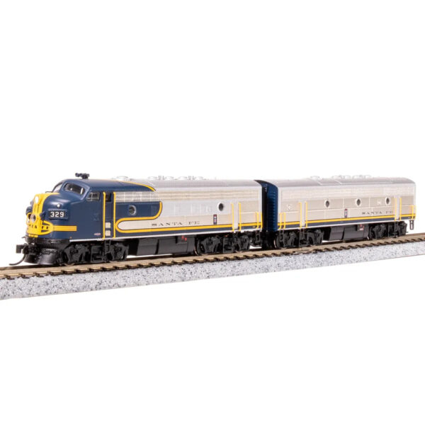 Broadway Limited Paragon 4 N F7A&B Santa Fe "Bluebonnet" w/ DCC & Sound