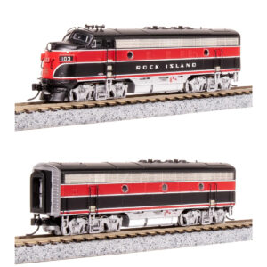 Broadway Limited Paragon 4 N F7A&B Rock Island w/ DCC & Sound