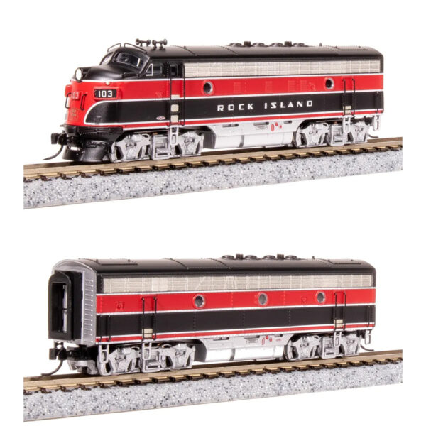Broadway Limited Paragon 4 N F7A&B Rock Island w/ DCC & Sound
