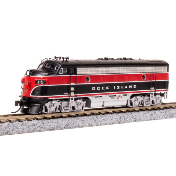 Broadway Limited Paragon 4 N F7A Rock Island w/ DCC & Sound