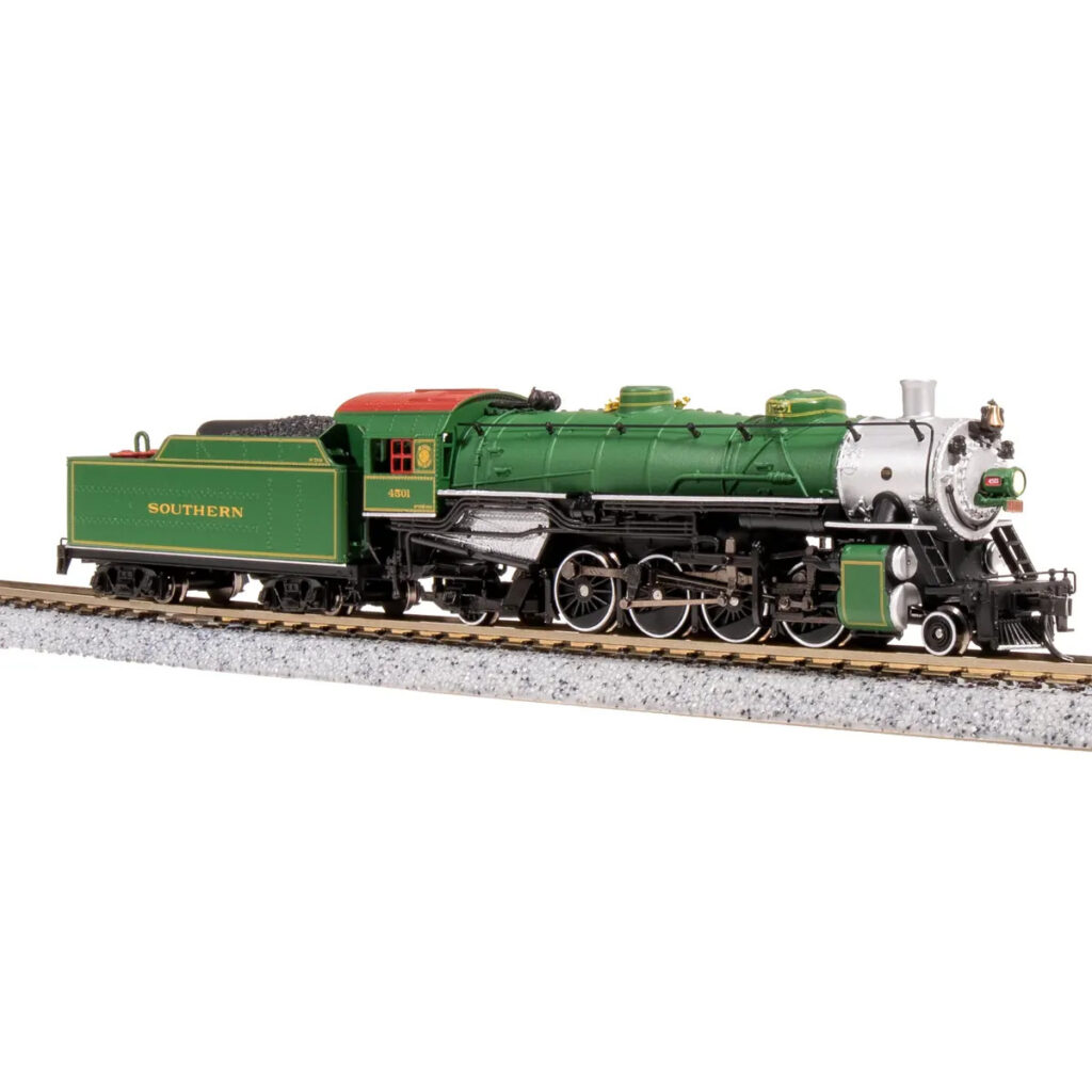 Broadway Limited Paragon 4 N 2-8-2 Light Mikado Southern w/ DCC & Sound ...