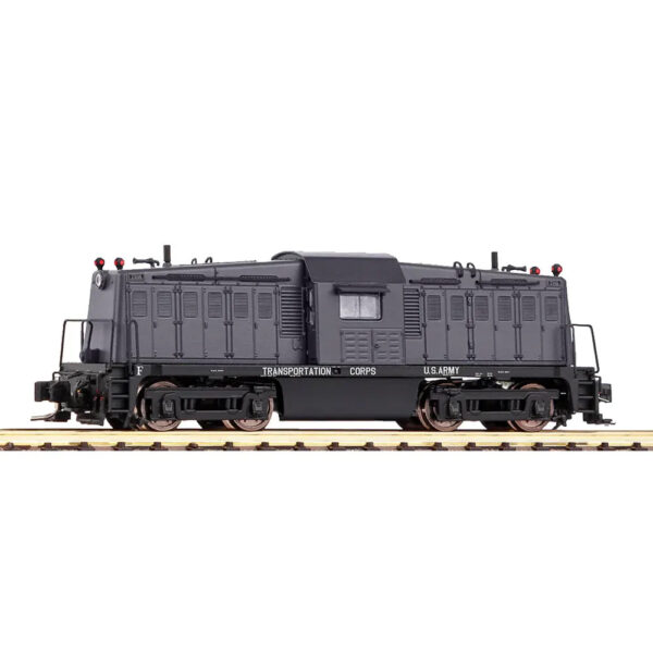Piko N Whitcomb 65 Ton Industrial Switcher US Army "Transportation Corps" w/ DCC & Sound