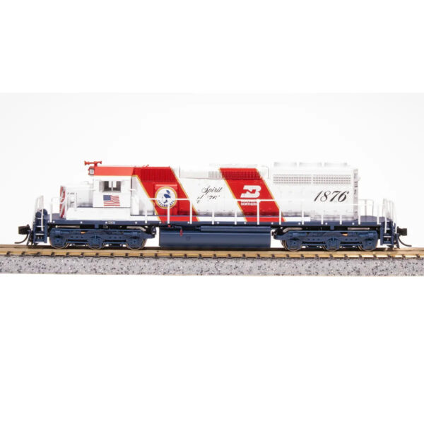Broadway Limited Paragon 4 N SD40-2 Burlington Northern "Bicentennial" w/ DCC & Sound 1876