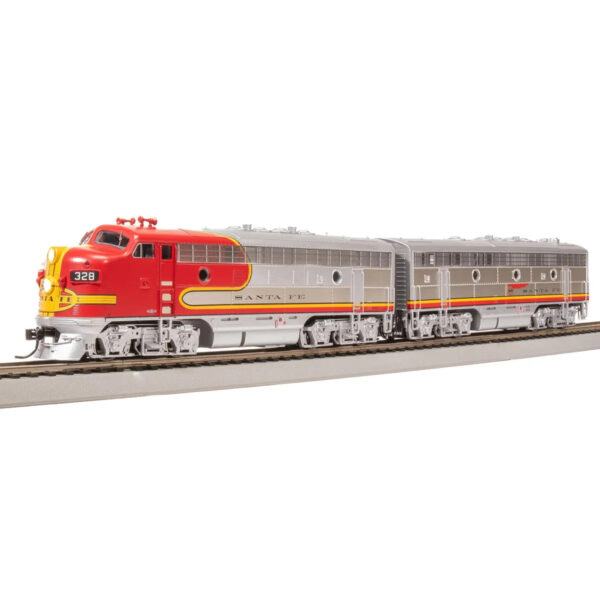 Broadway Limited Paragon 4 HO F7A&B Santa Fe "Warbonnet" w/ DCC & Sound
