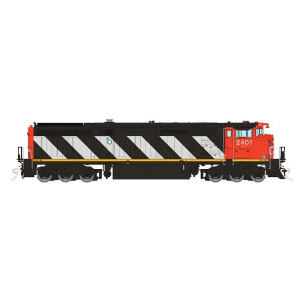 Rapido HO Dash 8-40CM Canadian National "Stripes"