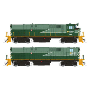 Rapido HO M420 & M420B British Columbia Railway "Lightning Stripe" w/ DCC & Sound